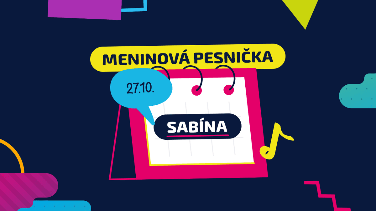 Meninová pesnička: SABÍNA