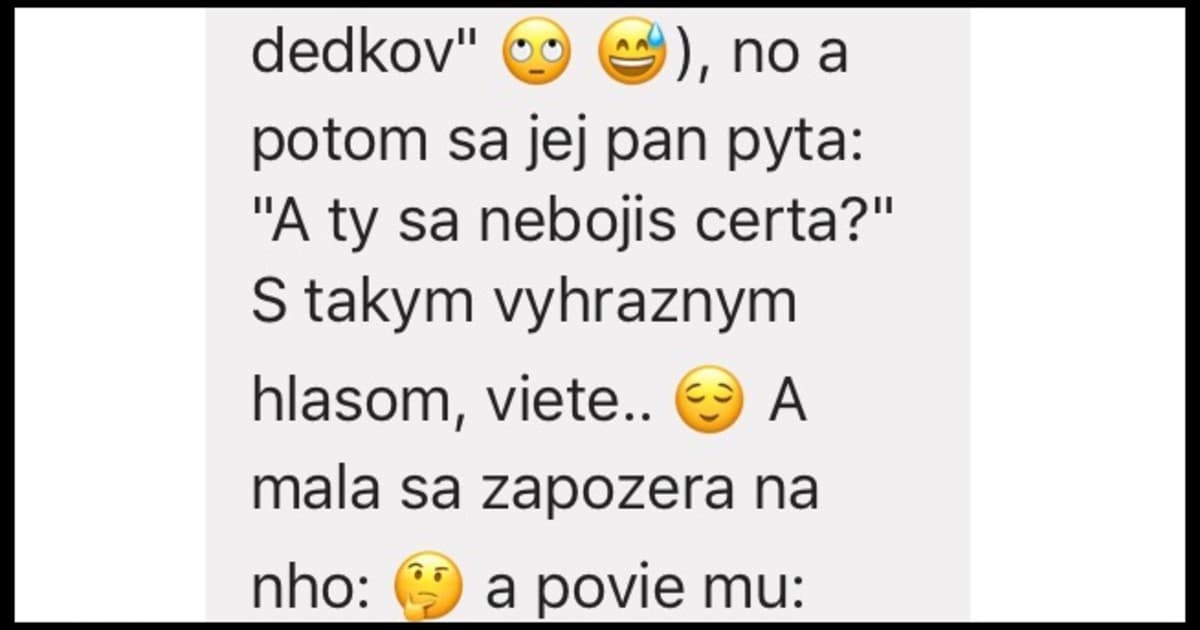 Ako 3-ročné dievčatko jednou vetou odrovnalo staršieho pána