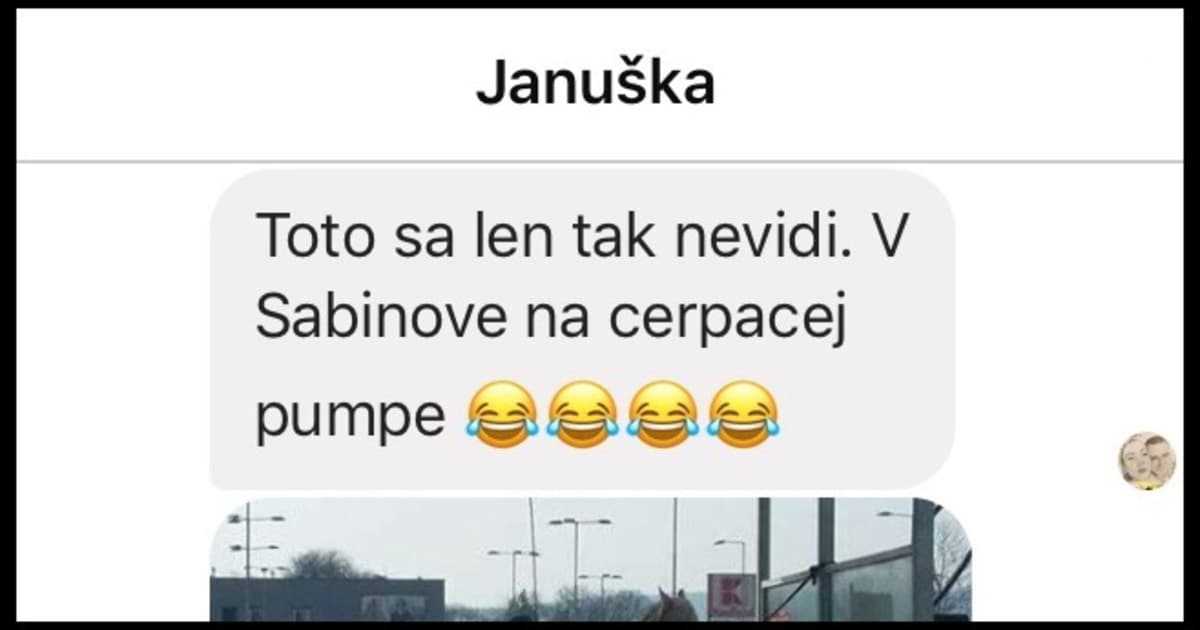 FunFOTO: V Sabinove na pumpe si dnes ráno niekto umýval TOTO!