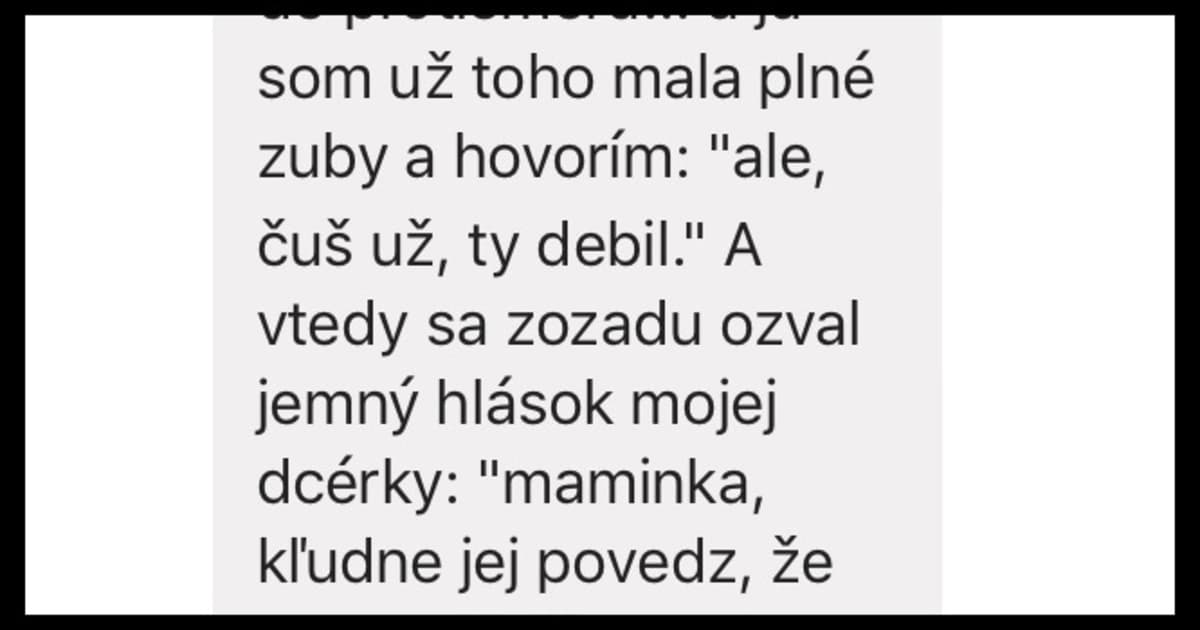 Už nemohla počúvať navigáciu, tak jej vynadala. No v tom sa ozvala jej dcéra!