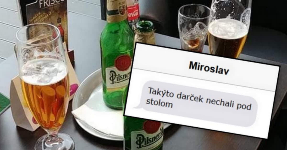 FunFOTO: Čašníkovi nechali hostia pod stolom malé prekvapenie