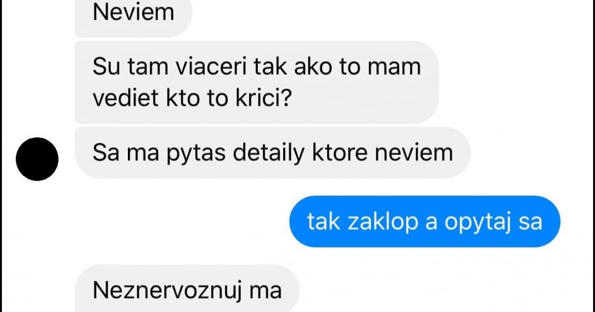 Jej manžel čakal u lekára na gastroenterológii. Tak ho trošku znervóznila