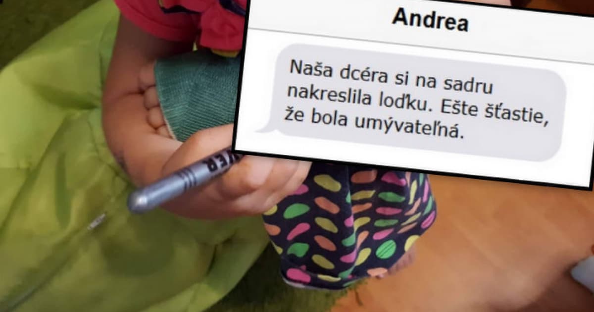 Zlomila si ruku, dostala sadru, chcel si ju skrášliť. Toto ale ako loď nevyzerá!