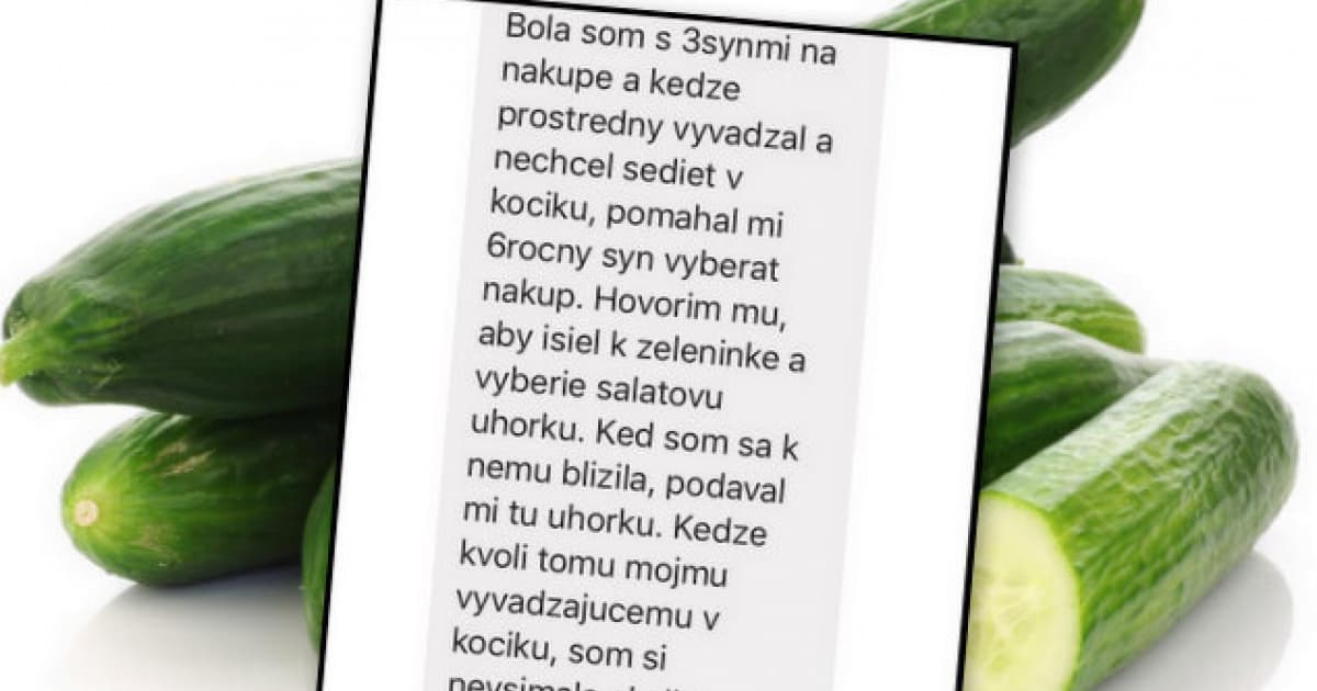 Keď máš radšej hrubšie a dlhšie. Ako bola Helena so synmi na nákupe
