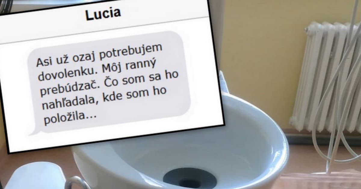 Lucia pracuje v zubnej ambulancii. Dnes ráno ju stretlo MEŠUGE!