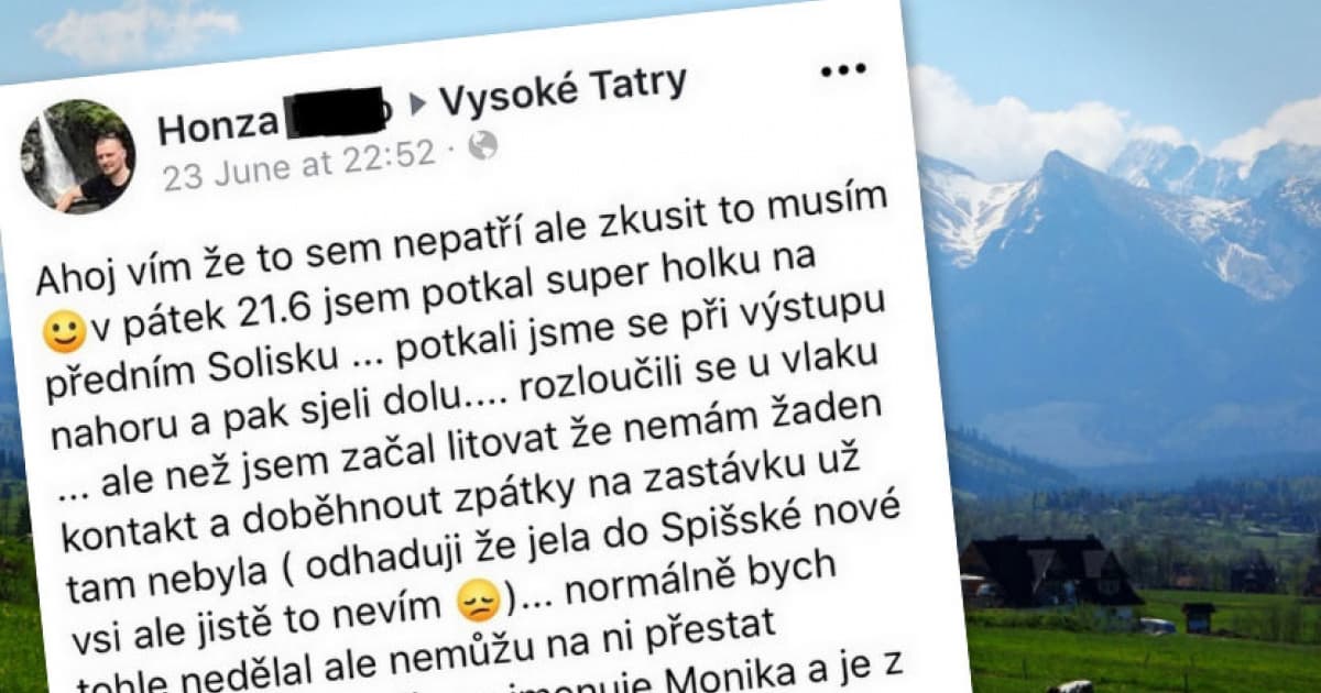 Honza zažil v Tatrách lásku na prvý pohľad. Nájdime Slovenku, na ktorú nevie prestať myslieť!