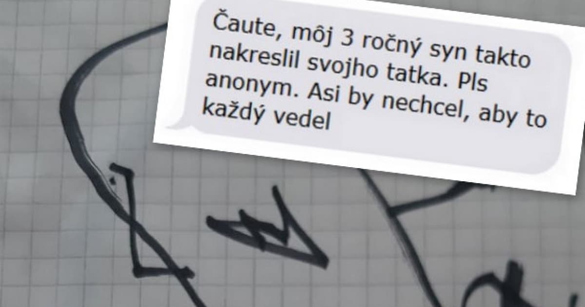 Nakreslil svojho otca. Ten asi nebol nadšený, keď zistil, že ho takto vníma