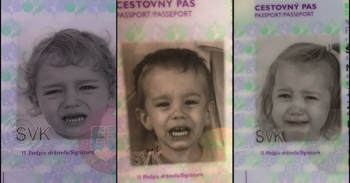 Tretia, záverečná séria tých najlepších výrazov detí na cestovných pasoch
