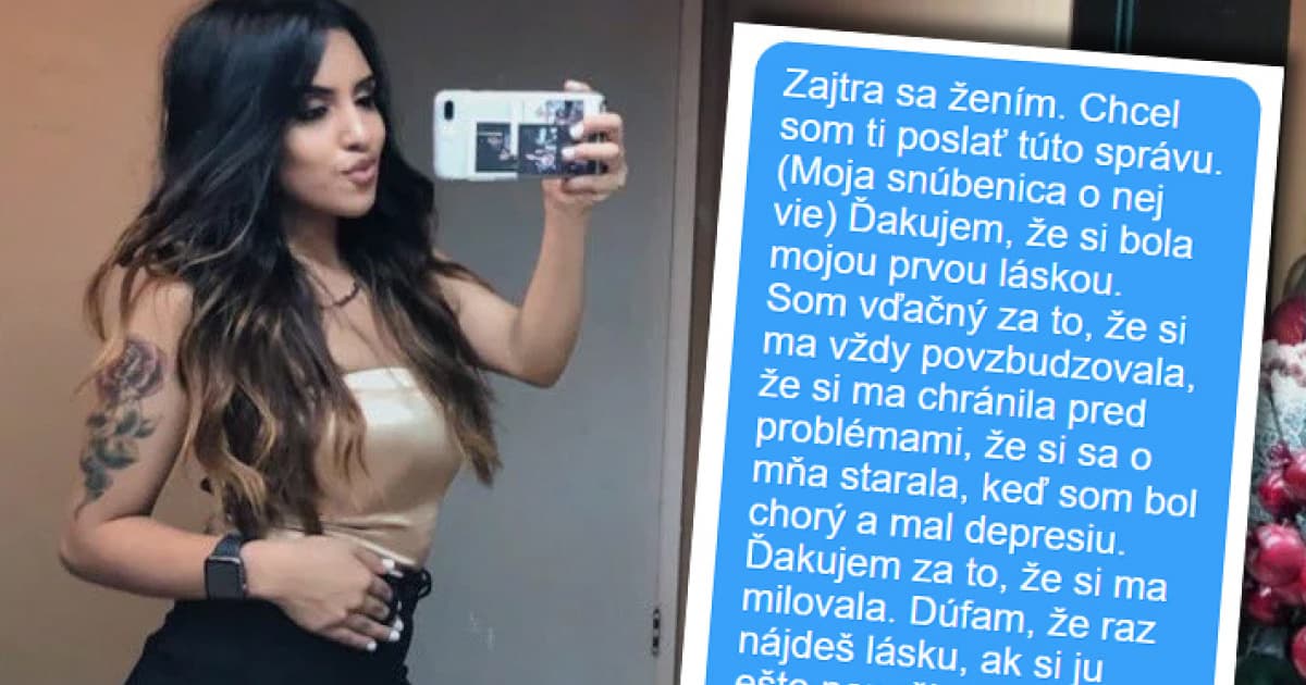 Deň pred svadbou poslal správu bývalej priateľke. Tá stratila reč a rozplakala sa!