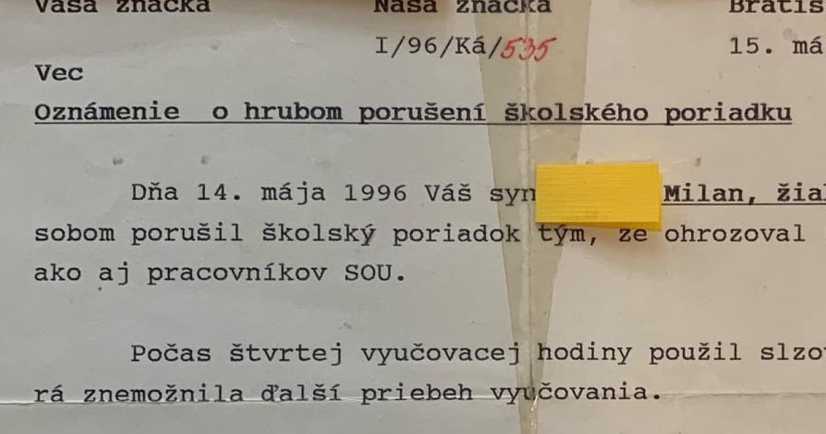 Ako poslucháča Milana vylúčili zo školy: „Nebolo to presne ako píšu, ale chytili mňa.“