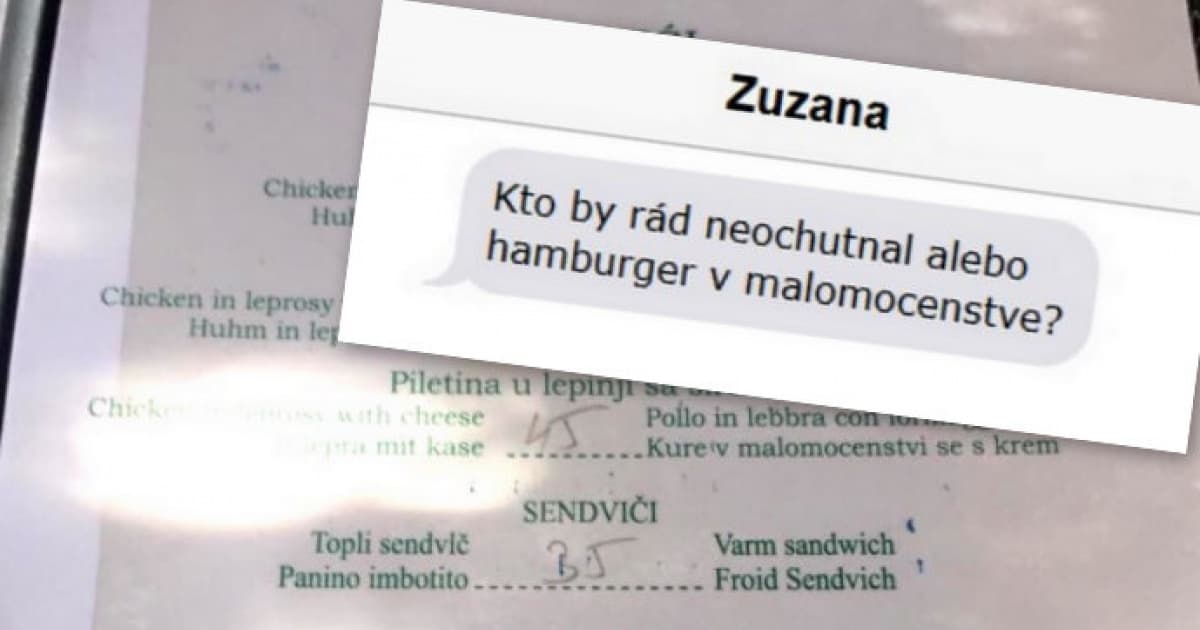 Keď sa Chorváti snažia prekladať svoje menu