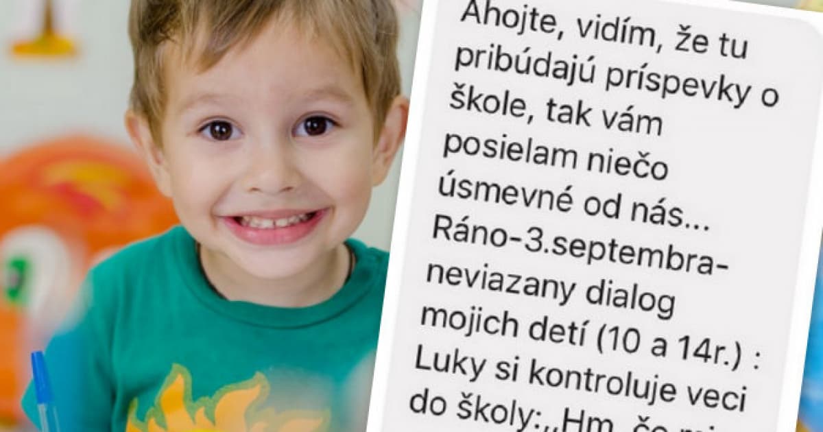Súrodenecká láska, alebo prvé dni nového školského roka