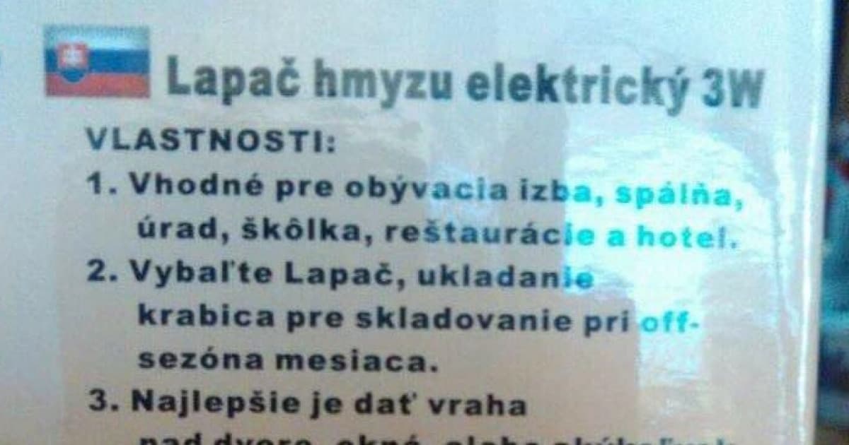 „Nepoužívajte na deti!“ Vlastnosti tohto lapaču na hmyz stoja za prečítanie