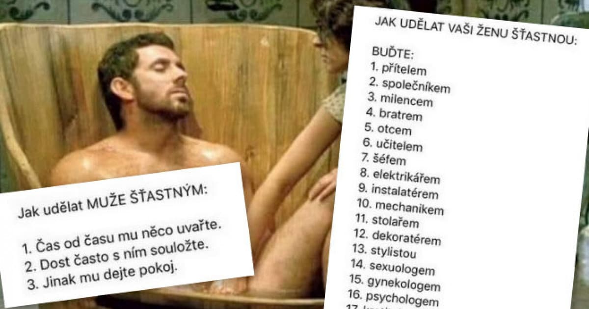 Ako urobiť svojho partnera šťastným? Češka spísala všetky body!