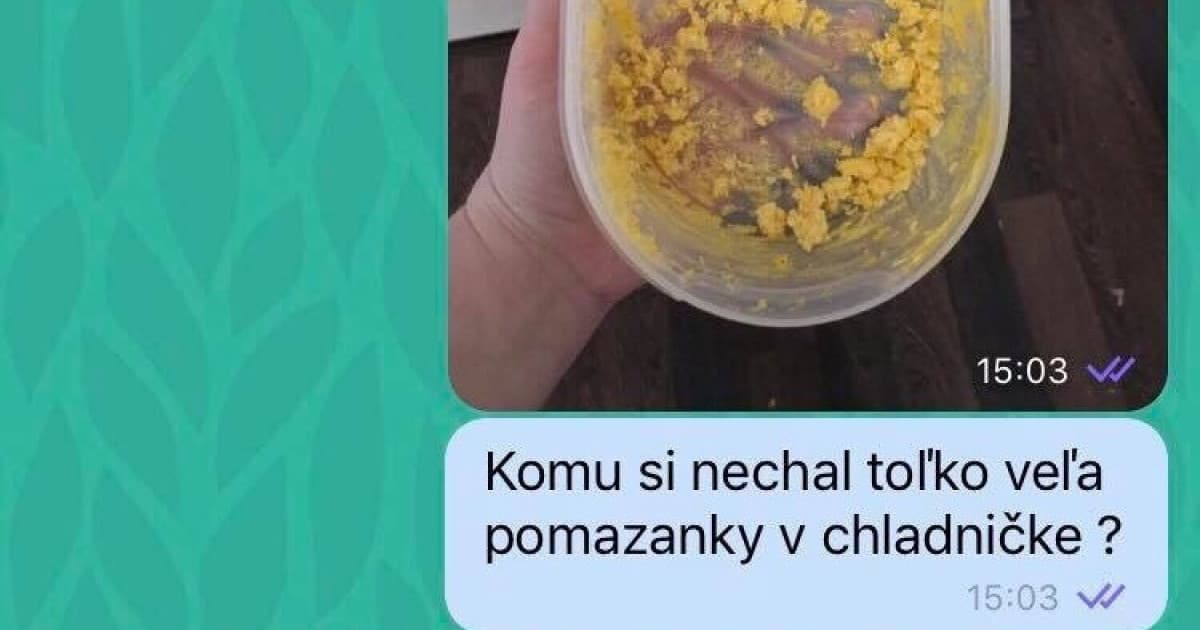 Lenka posiela SMS s manželom: „Koľko nátierky nechal, aby to nemusel dať do umývačky?“