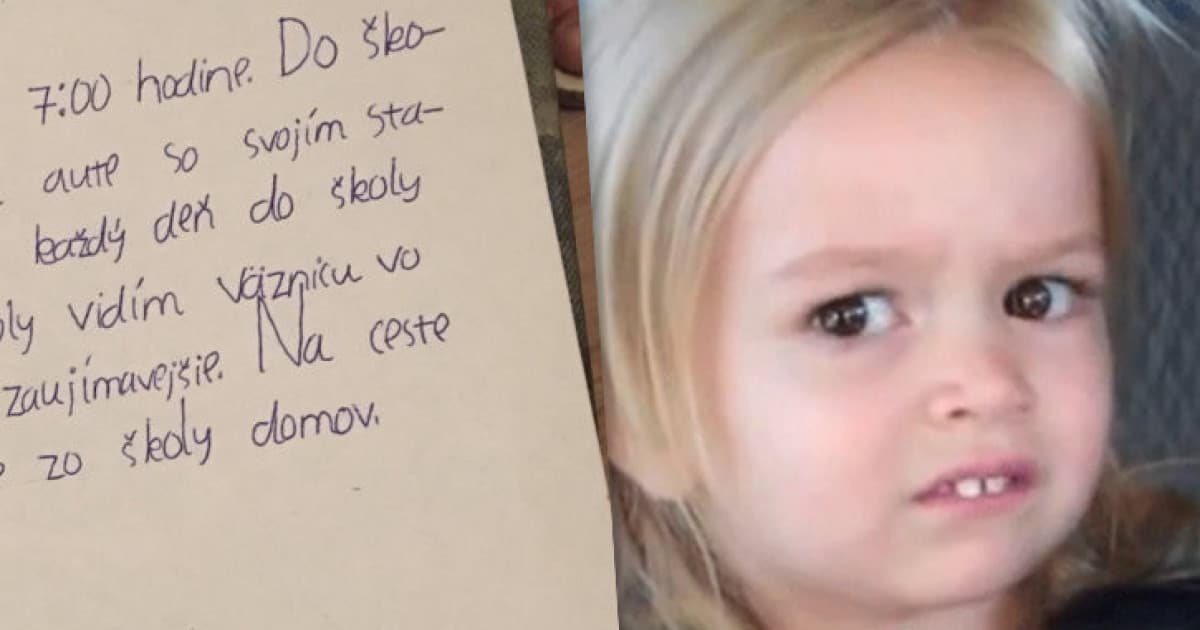 Nad čím rozmýšľa 10-ročný na ceste do školy? Napísal to viac než úprimne!
