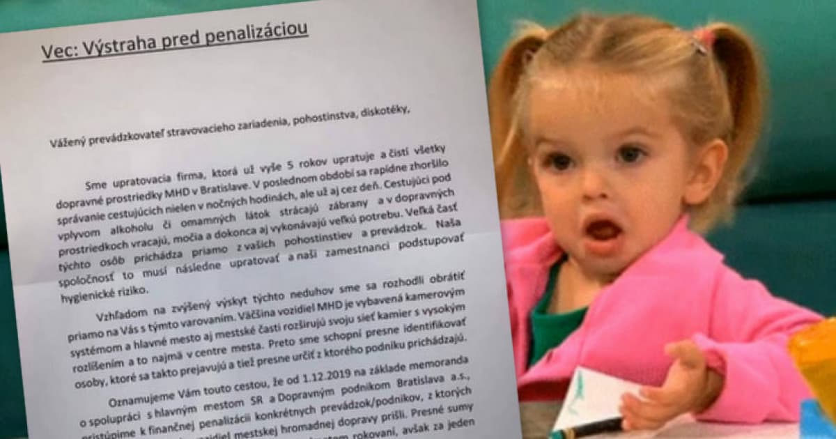 Reštaurácie a bary dostali výstrahu. Od firmy, ktorá upratuje bratislavskú MHD