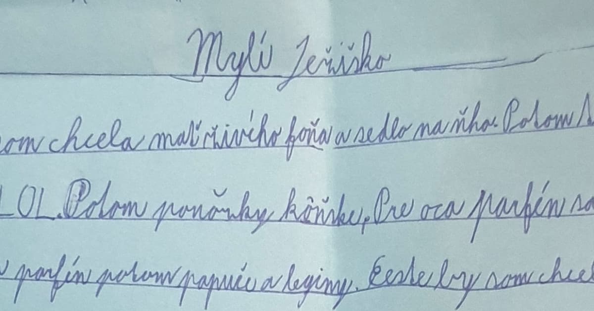 Od Ježiška by chcela koňa, telefón s tromi kamerami, no nezabudla ani na chudobné deti