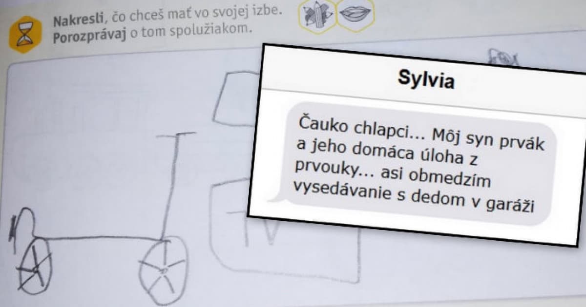 Malý Ferko mal nakresliť, čo chce mať v izbe: „Asi obmedzím vysedávanie s dedom v garáži“