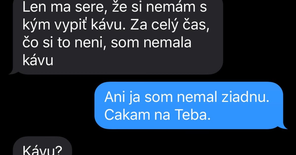 Andrej: „Konverzácia s mojou úžasnou manželkou. Humor je predsa korenie života, nie?“