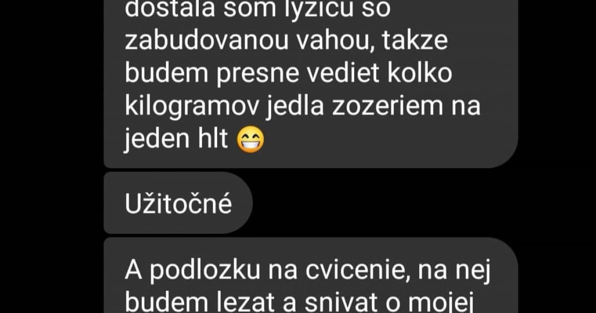 Spýtal sa jej, čo dostala na Vianoce. Ona sa nečakane rozpísala