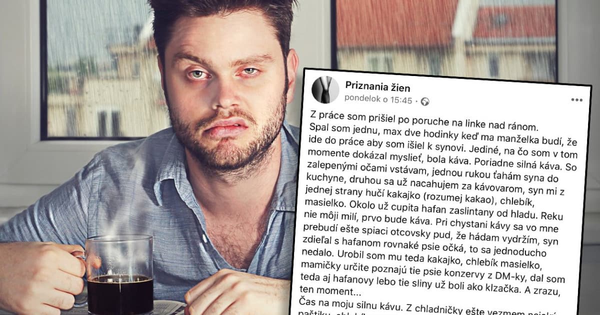 Otecko sa podelil o svoje veselé ranné mešuge. Psovi zjedol konzervu, syn dopadol ešte horšie