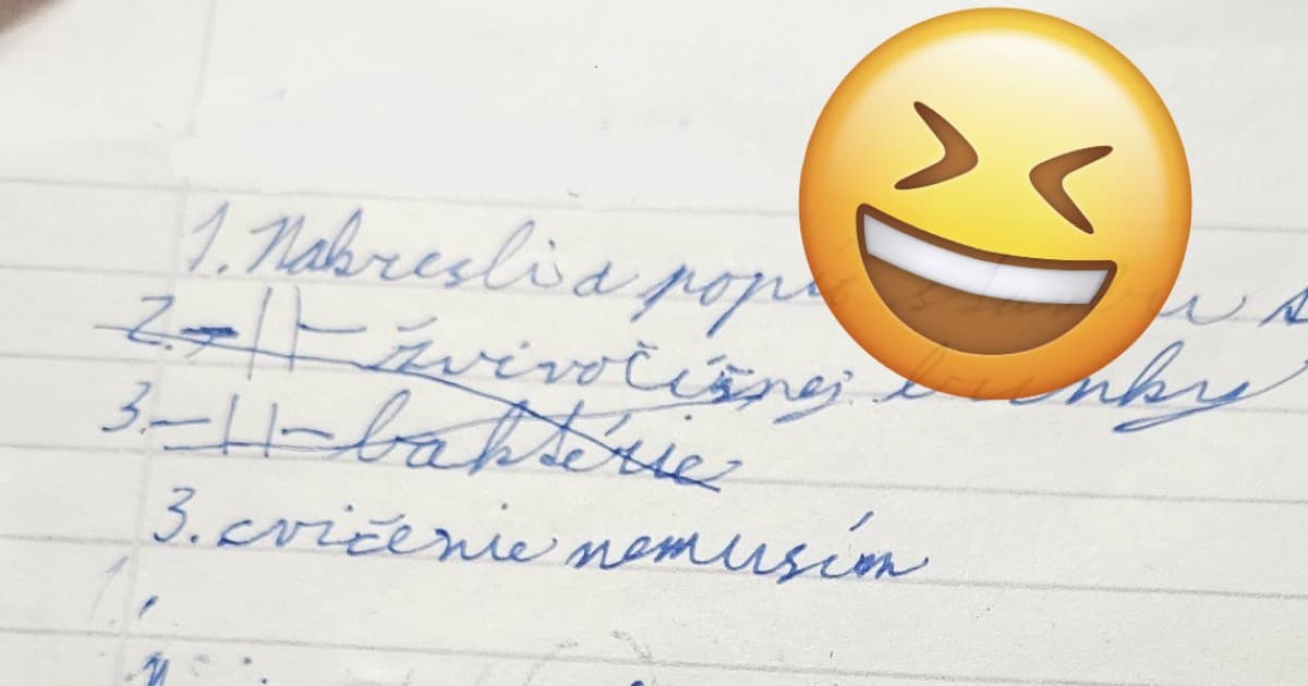 Keď je žiak úprimný: „Písomka môjho syna z biológie. Som odpadla!“