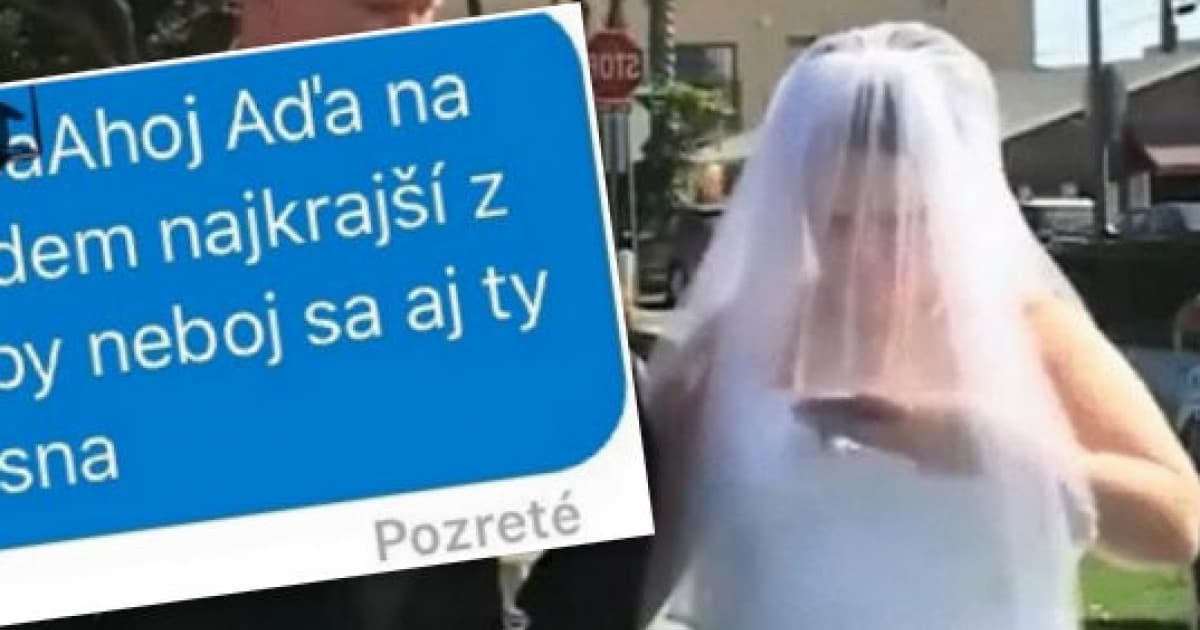 Dva dni pred svadbou prišla neveste takáto správa...