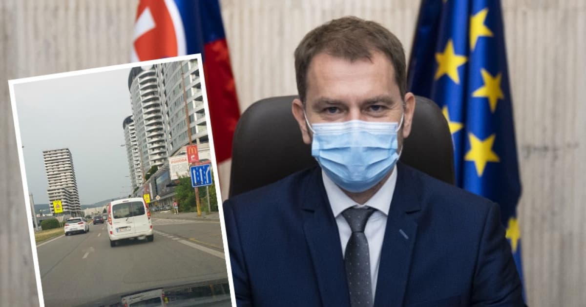 Juraj stretol v Bratislave auto s veľmi kreatívnym EČV. Žeby patrilo premiérovi?