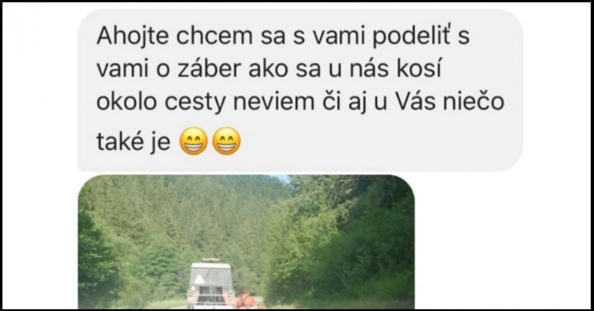 Cestári z Považskej Bystrice sa vynašli. Na kosenie trávi pri ceste majú takúto vychytávku