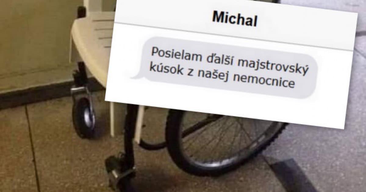 Objavil v nemocnici niečo, čo musel hneď odfotiť