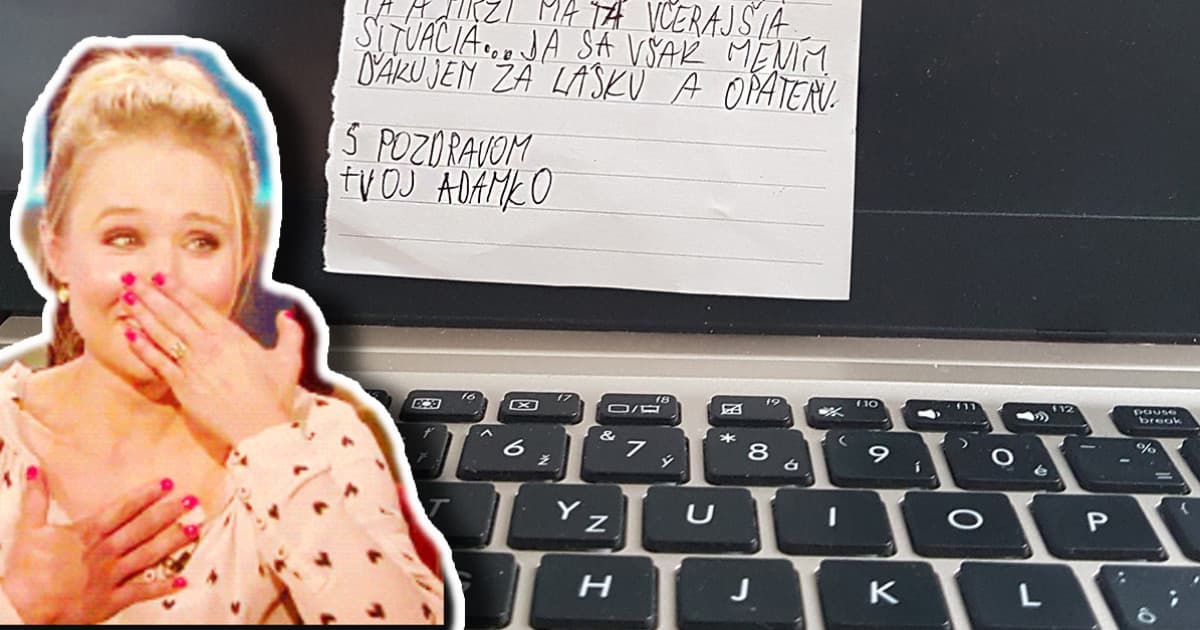 Soňa si našla odkaz od svojho 11-ročného syna. Úplne ju dostal, aj slzy jej vraj vybehli!