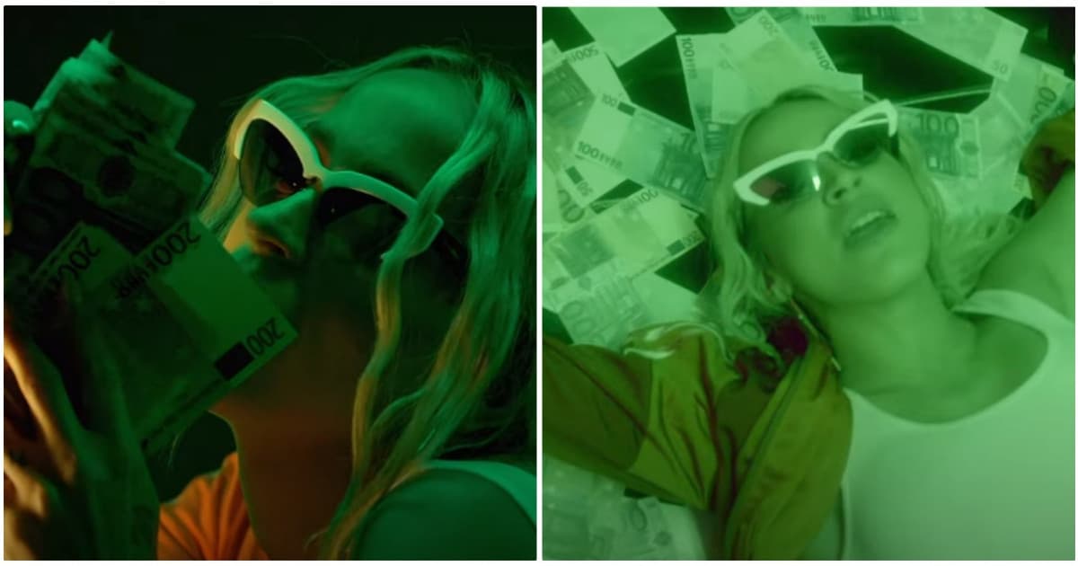 Dominika Mirgová, obsypaná peniazmi, spieva v nadupanej novinke o tom, že chce milión eur!