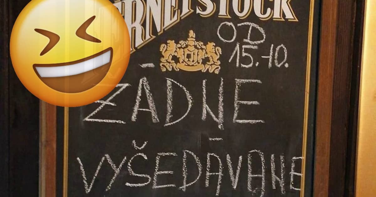 Tento odkaz jednej slovenskej krčmy nás naozaj pobavil. Priamo a vecne!