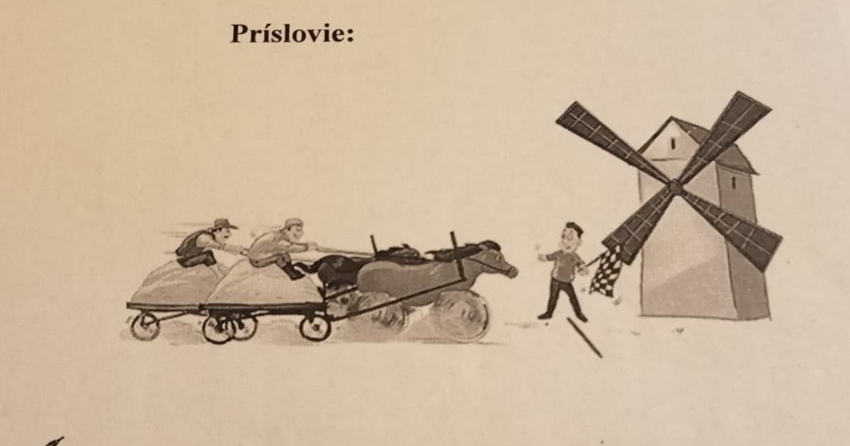 Podľa obrázka mali spoznať príslovie. Tento žiak to dal tesne vedľa!
