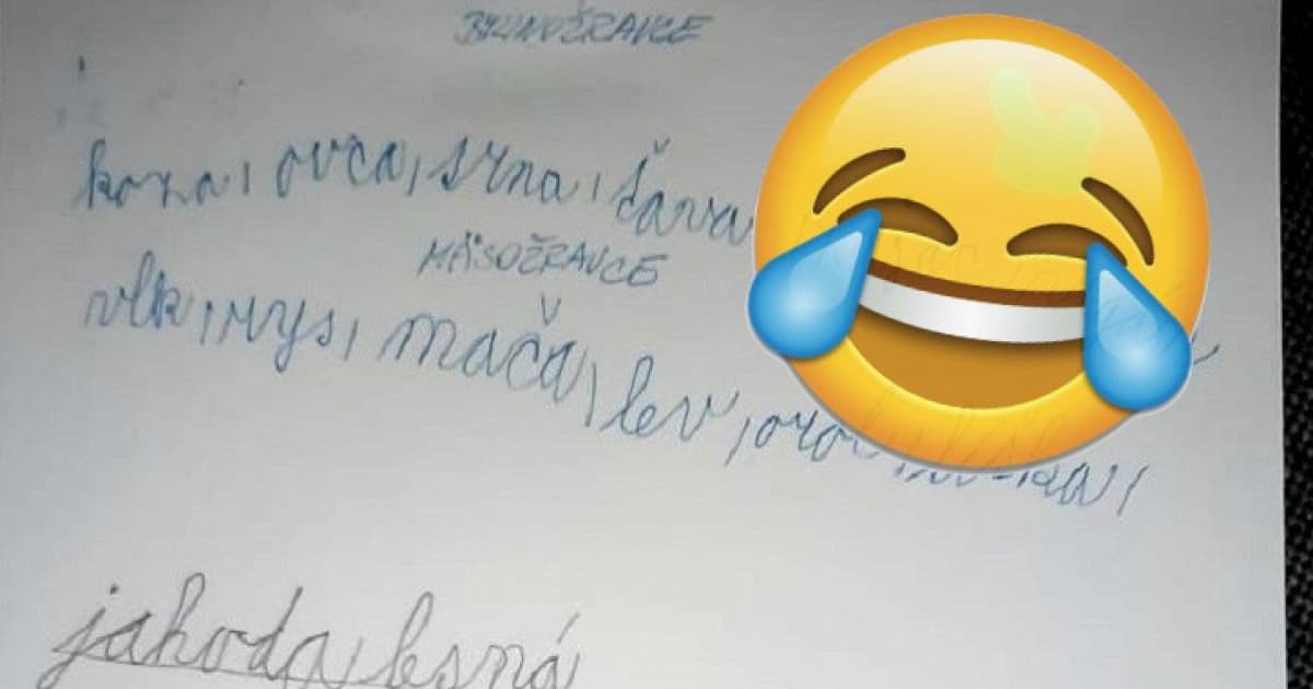 Prvák mal za úlohu vypísať niekoľko bylinožravcov: „Aj tak dostal jednotku!“