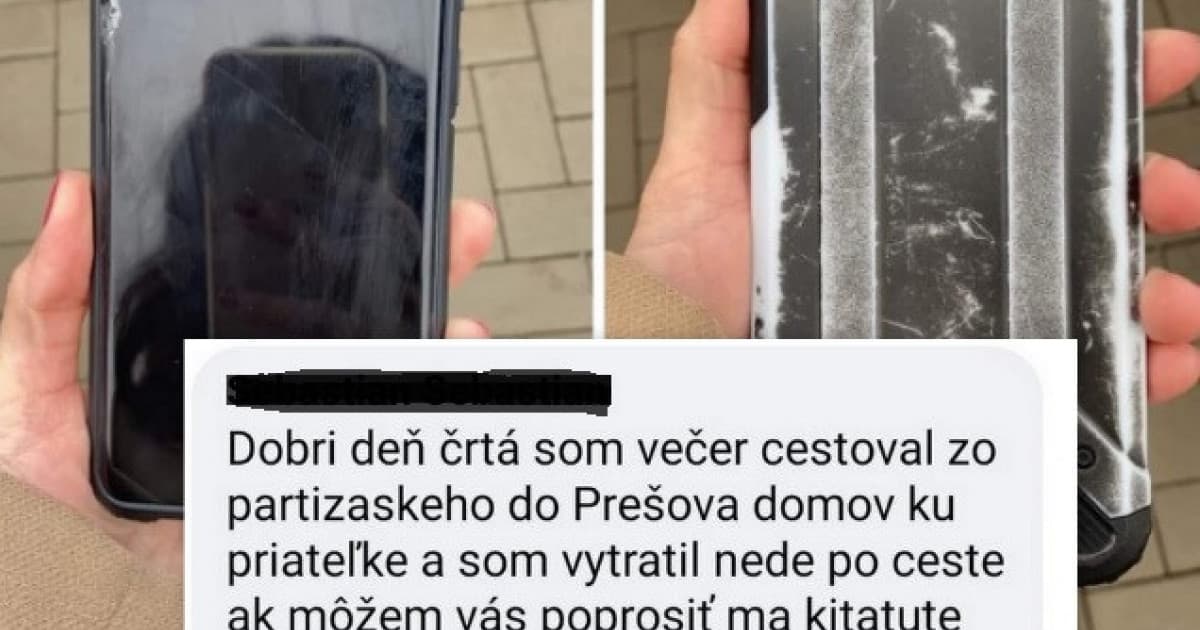 Hľadajú majiteľa tohto telefónu. Jeden sa ozval so zaujímavým príbehom
