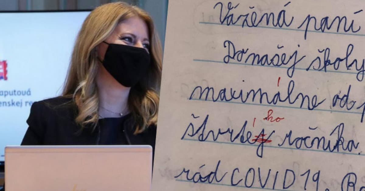 Malý Maxim napísal v škole list pre prezidentku: „Prosím vás že zmeňte ruška!“
