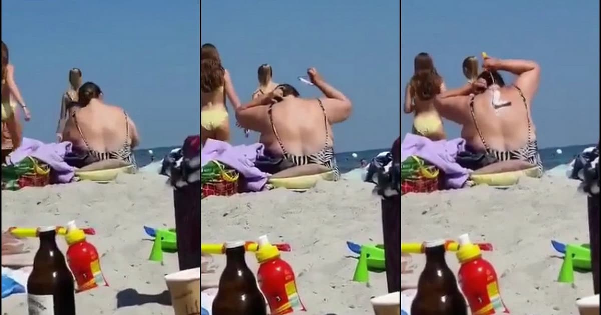 VIDEO: Pani na pláži vytiahla niečo, čo nik nečakal