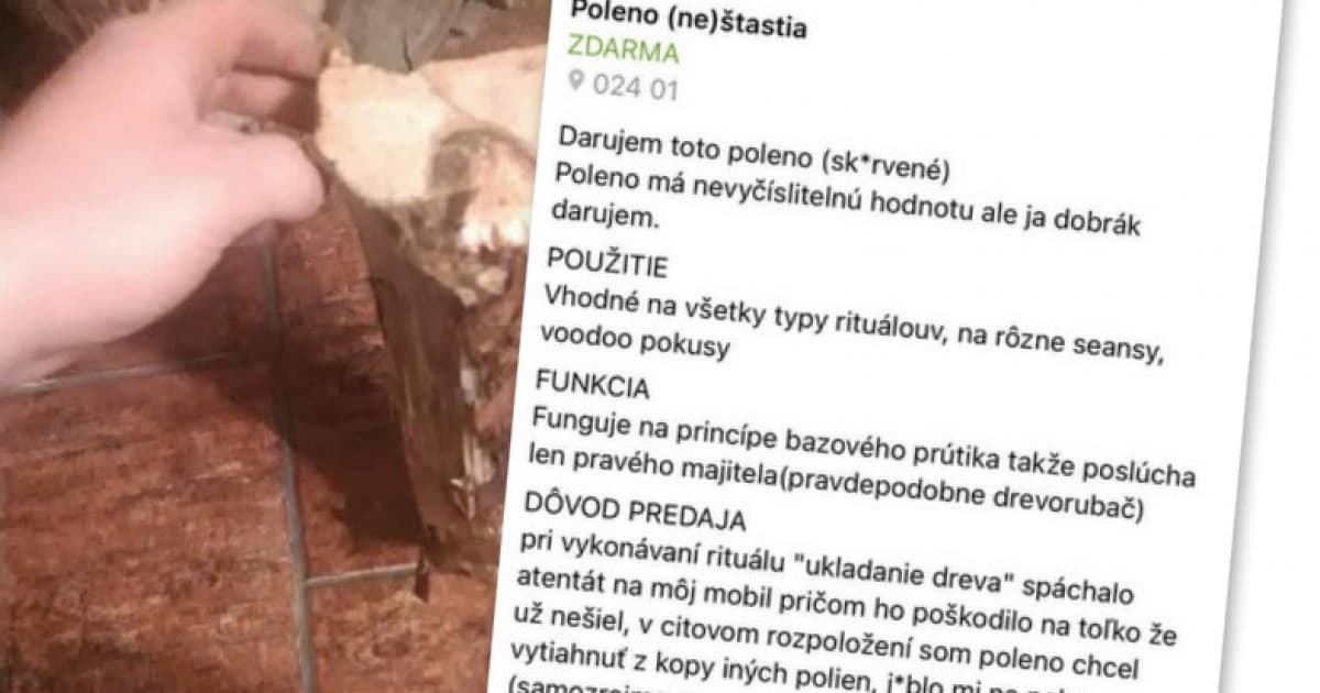 Inzerát, ktorý ovládol slovenský internet: „Pekne dlho som sa tak nezasmial!“