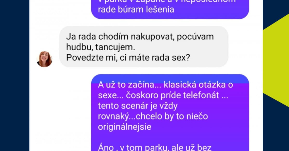 Mal voľnejší deň, tak popísal s ďalším FAKE profilom. Kardio je späť!