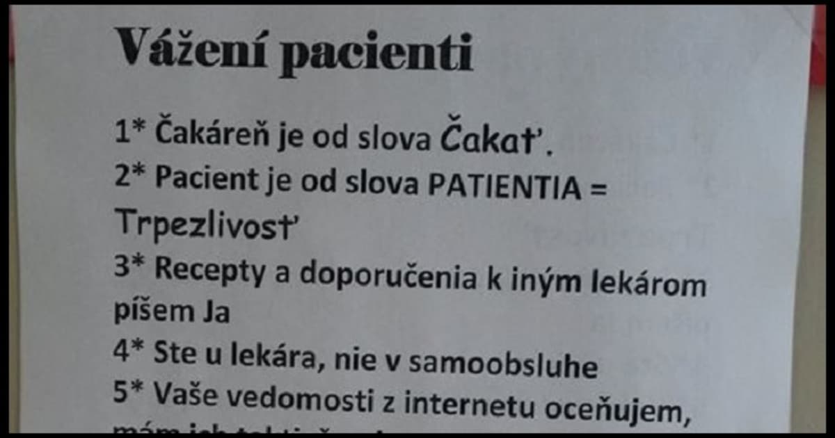 Odkaz lekára z Martina nás baví!