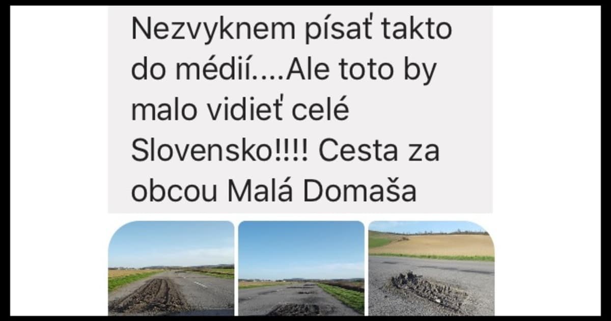 Takto aktuálne opravujú výtlky na východe pri Domaši