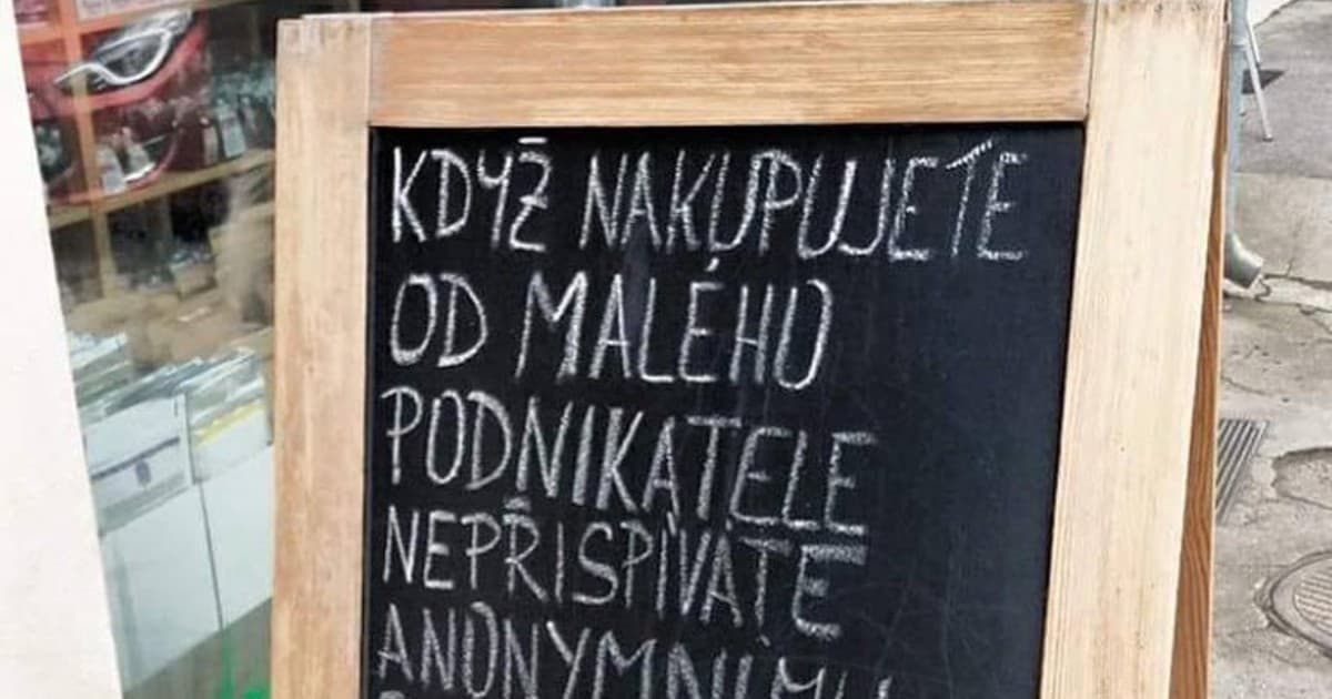 Tabuľa pred obchodom českého farmára ovládla internet! Nesie dôležité posolstvo