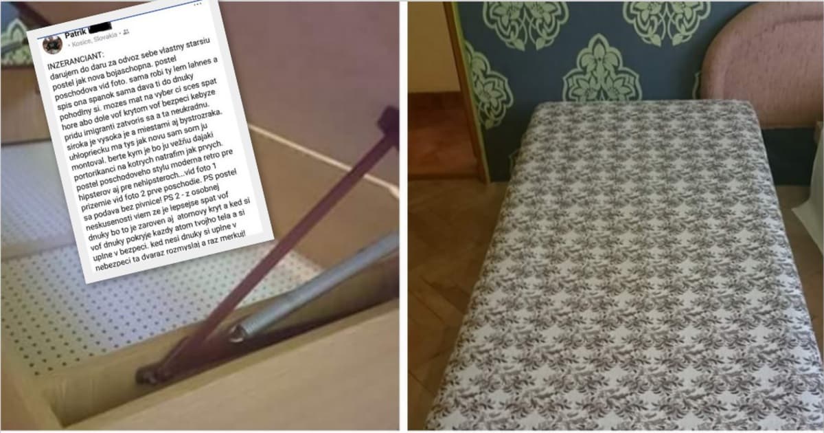 Predáva rozkladaciu posteľ. Napísal inzerát, ktorý baví všetkých!
