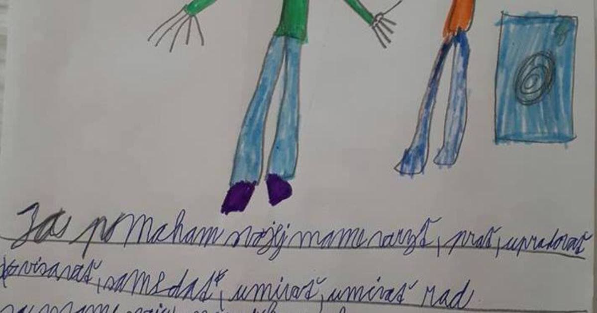 Ako malý Ivanko pomáha svojej mame: „Visávam, samedám, umívam“