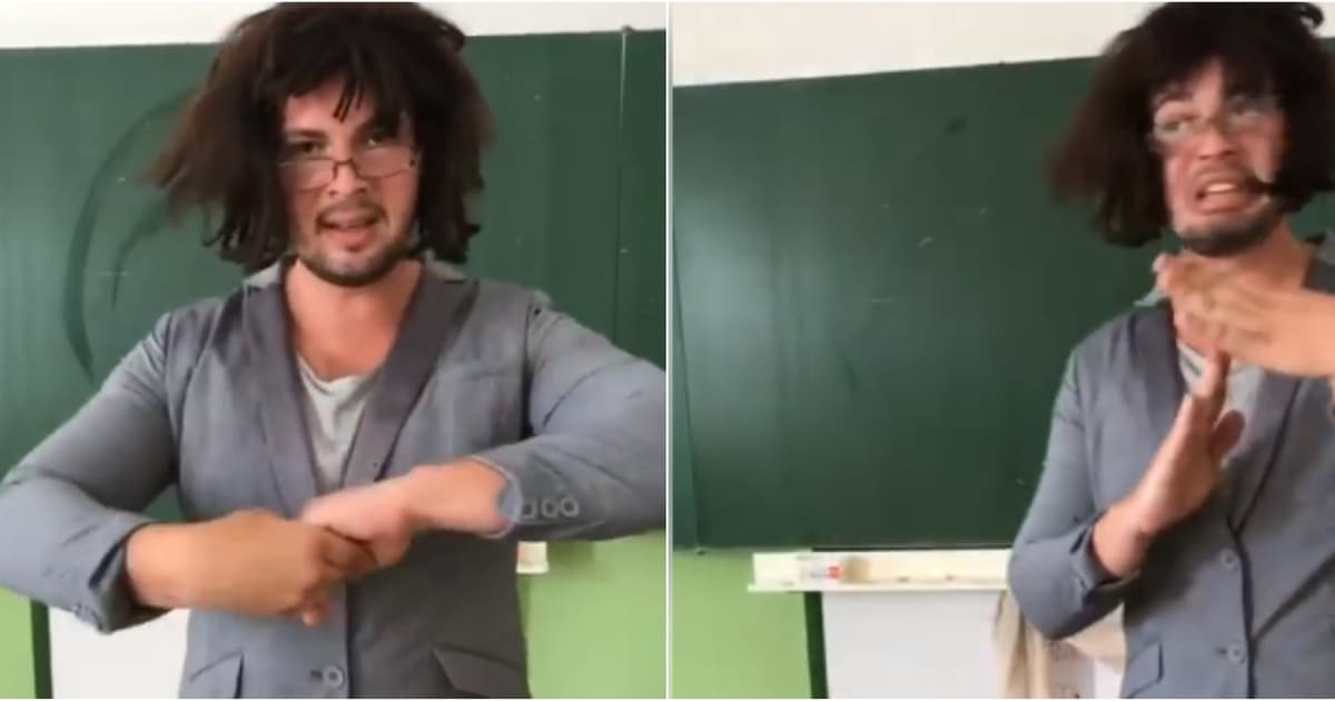 Slovák Fero ti svojou paródiou na gestikuláciu učiteliek spraví deň!