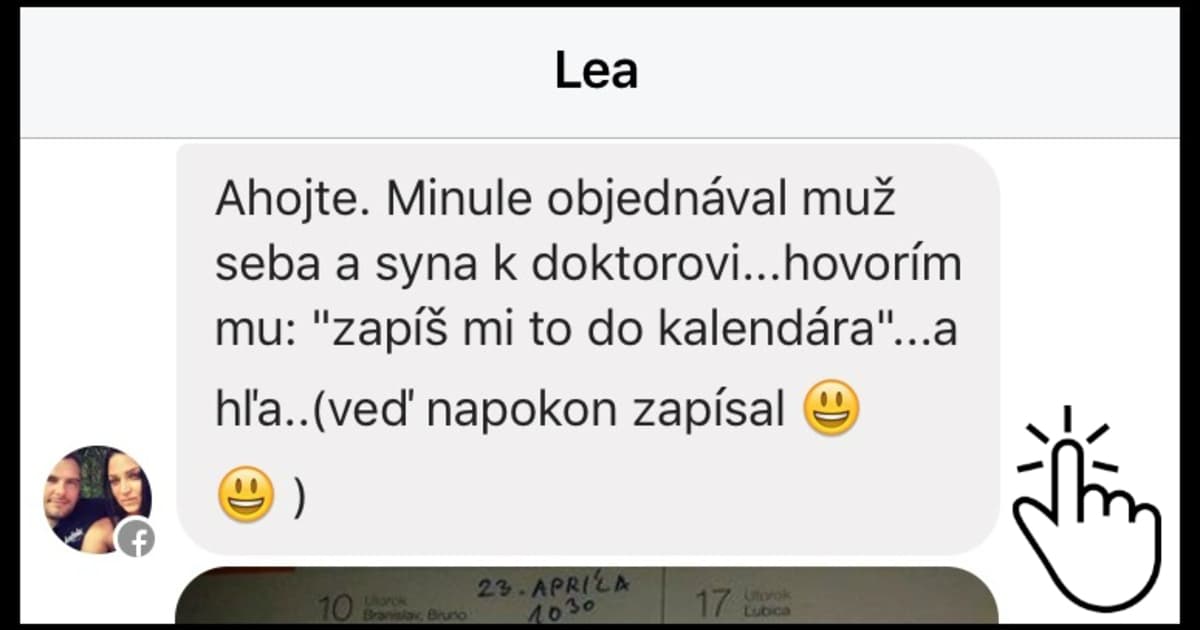 Ako muž zapisuje veci do kalendára? Jednoducho!