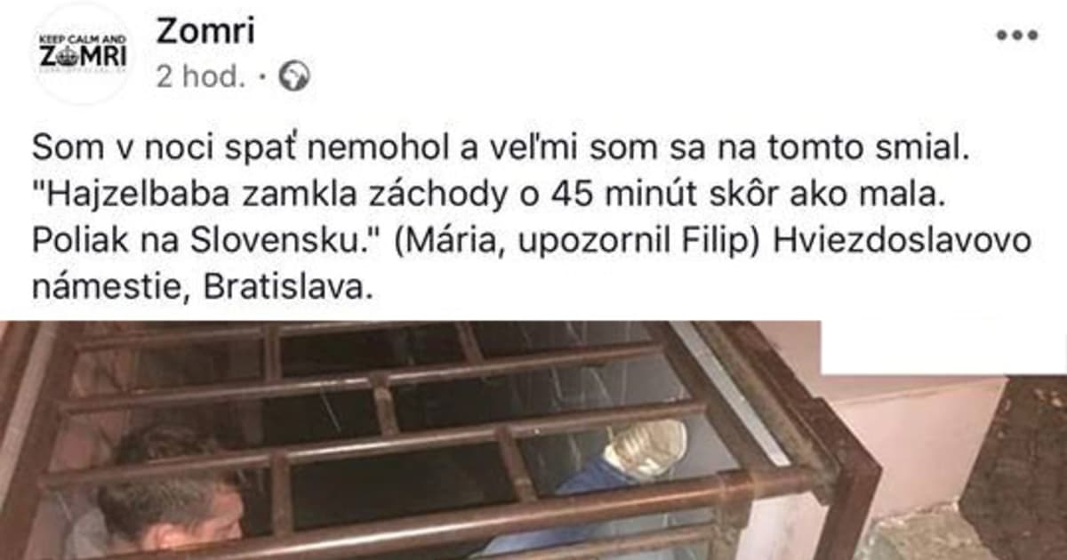 Verejné WC v Bratislave zamkli skôr, ako mali. Zostal tam však zatvorený poľský turista