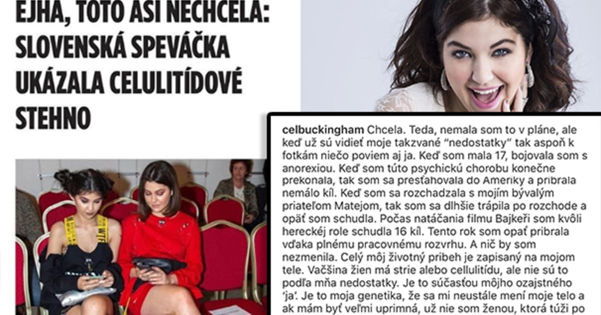Bulvár si nepekne rýpol do Celeste Buckingham. Tá napísala odkaz, ktorý ovládol slovenský internet!
